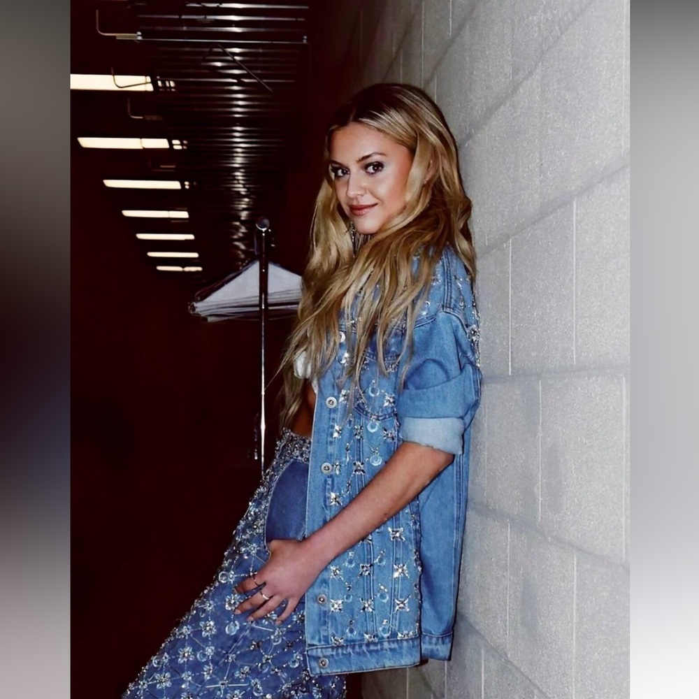 Patbo Hand Beaded Denim Jacket